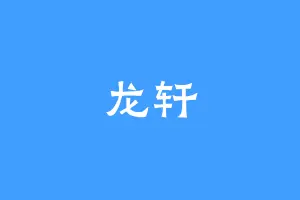 龙轩