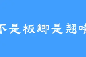 不是板鲫是翘嘴