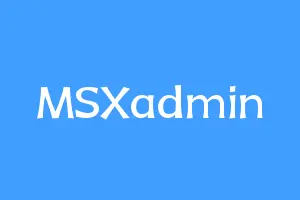 MSXadmin