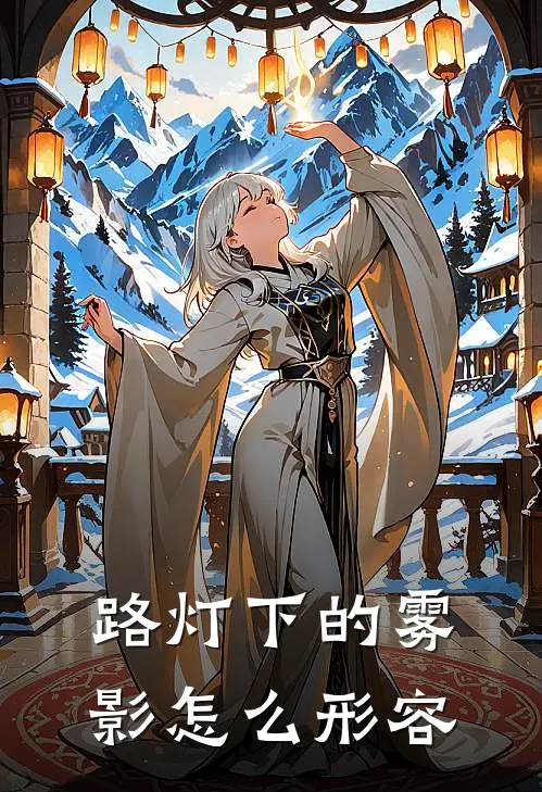 路灯下的雾影怎么形容