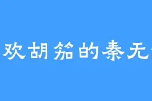 喜欢胡笳的秦无忧