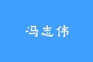 冯志伟