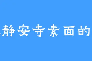 爱吃静安寺素面的高猛