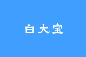 白大宝
