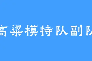 红高粱模特队副队长