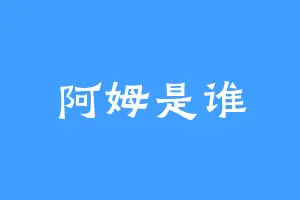 阿姆是谁