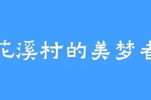 花溪村的美梦者