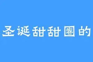 爱吃圣诞甜甜圈的赵盘