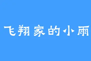 飞翔家的小雨