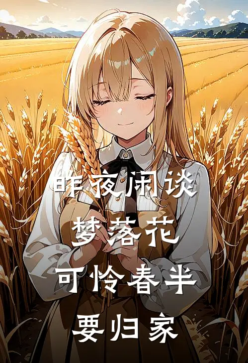 昨夜闲谈梦落花,可怜春半要归家